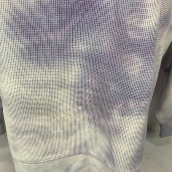 Splendid Womens Tie-Dye Sweatshirt XXL Purple Cotton Blend - Picture 9 of 10